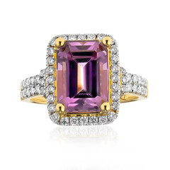 Anello in oro con Diasporo Rosa (AMAYANI)
