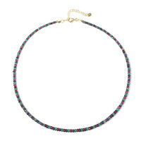Collana in argento con Rubino del Madagascar