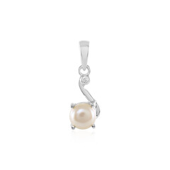 Ciondolo in argento con Perla d'Acqua Dolce Color Crema