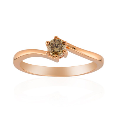 Anello in oro con Diamante Rose de France VS1 di Argyle (Annette)