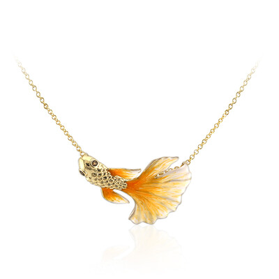 Collana in argento con Quarzo Fumè (TPC)