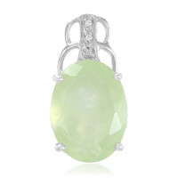 Ciondolo in argento con Prehnite