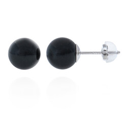 Orecchini in argento con Onice Nero