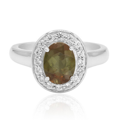 Anello in argento con Andalusite