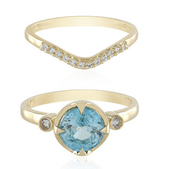 Anello in oro con Zircone Ratanakiri (Adela Gold)