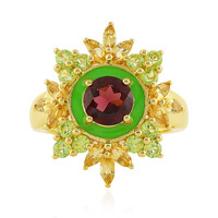 Anello in argento con Rodolite