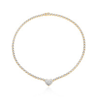 Collana in ottone con Diamante I3 (I) (Juwelo Style)
