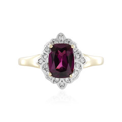 Anello in oro con Rodolite