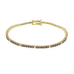 Bracciale in oro con Diamante Cioccolato SI2