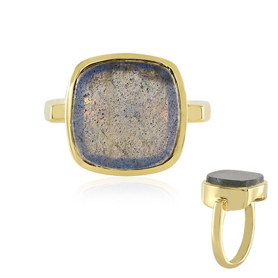 Anello in argento con Labradorite