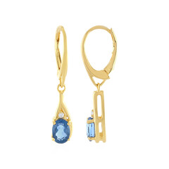 Orecchini in argento con Fluorite Cangiante