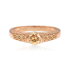 Anello in oro con Diamante Rose de France SI1 di Argyle