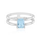 Anello in argento con Topazio Blu Cielo