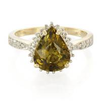 Anello in oro con Tormalina Cuprian