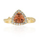 Anello in oro con Tormalina Neon del Congo (Smithsonian)