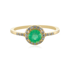 Anello in oro con Smeraldo Russo