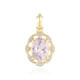 Ciondolo in argento con Kunzite
