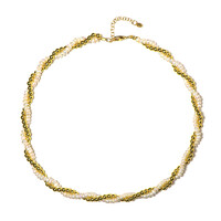 Collana in argento con Ematite Dorata