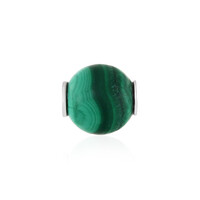 Ciondolo in argento con Malachite