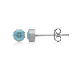 Orecchini in argento con Topazio Blu Cielo