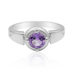 Anello in argento con Ametista