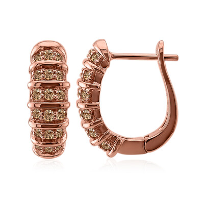 Orecchini in oro con Diamante Rose de France SI1 di Argyle (Annette)