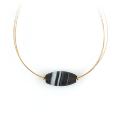 Collana in argento con Agata