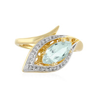 Anello in argento con Acquamarina