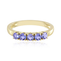 Anello in oro con Tanzanite