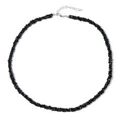 Collana in argento con Spinello Nero