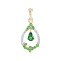 Ciondolo in oro con Tsavorite