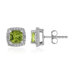 Orecchini in argento con Peridoto