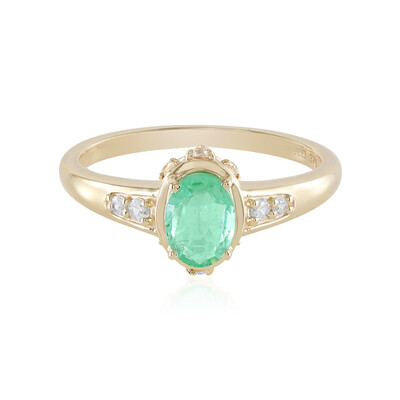 Anello in oro con Smeraldo Russo
