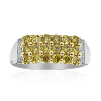 Anello in oro con Diamante Giallo SI1 (CIRARI)