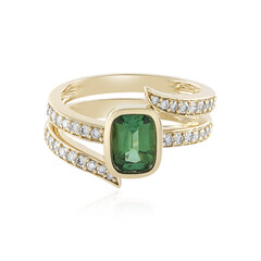 Anello in oro con Tormalina Brasiliana (de Melo)