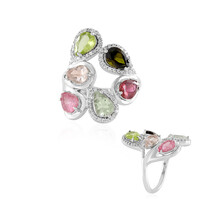 Anello in argento con Tormalina