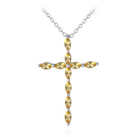 Collana in argento con Citrino