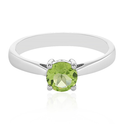 Anello in argento con Peridoto
