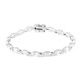 Bracciale in argento con Topazio Bianco