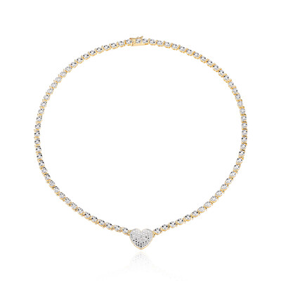 Collana in ottone con Diamante I3 (I) (Juwelo Style)