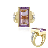 Anello in argento con Ametista Rose de France