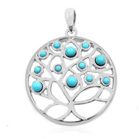 Ciondolo in argento con Turchese Sleeping Beauty (Anne Bever)