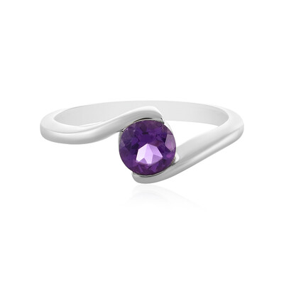 Anello in argento con Ametista Uruguay