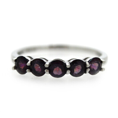 Anello in argento con Topazio Mora