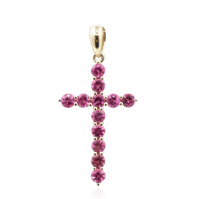 Ciondolo in oro con Rubellite
