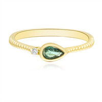 Anello in oro con Smeraldo Zambia AAA (CIRARI)