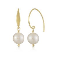 Orecchini in argento con Perla d'Acqua Dolce Bianca