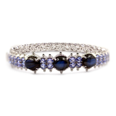 Bracciale in argento con Labradorite (Dallas Prince Designs)