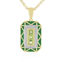 Collana in argento con Peridoto