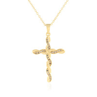 Collana in argento con Diamante Cioccolato I3